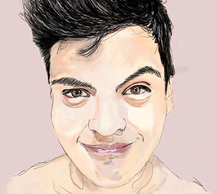 An illustration of a person