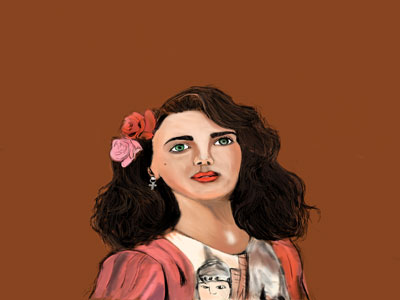 An illustration of a woman