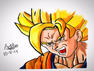 An illustration of Son Guku