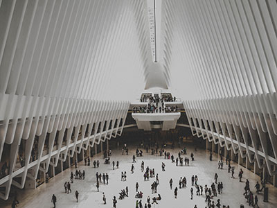 a picture of wall trade center